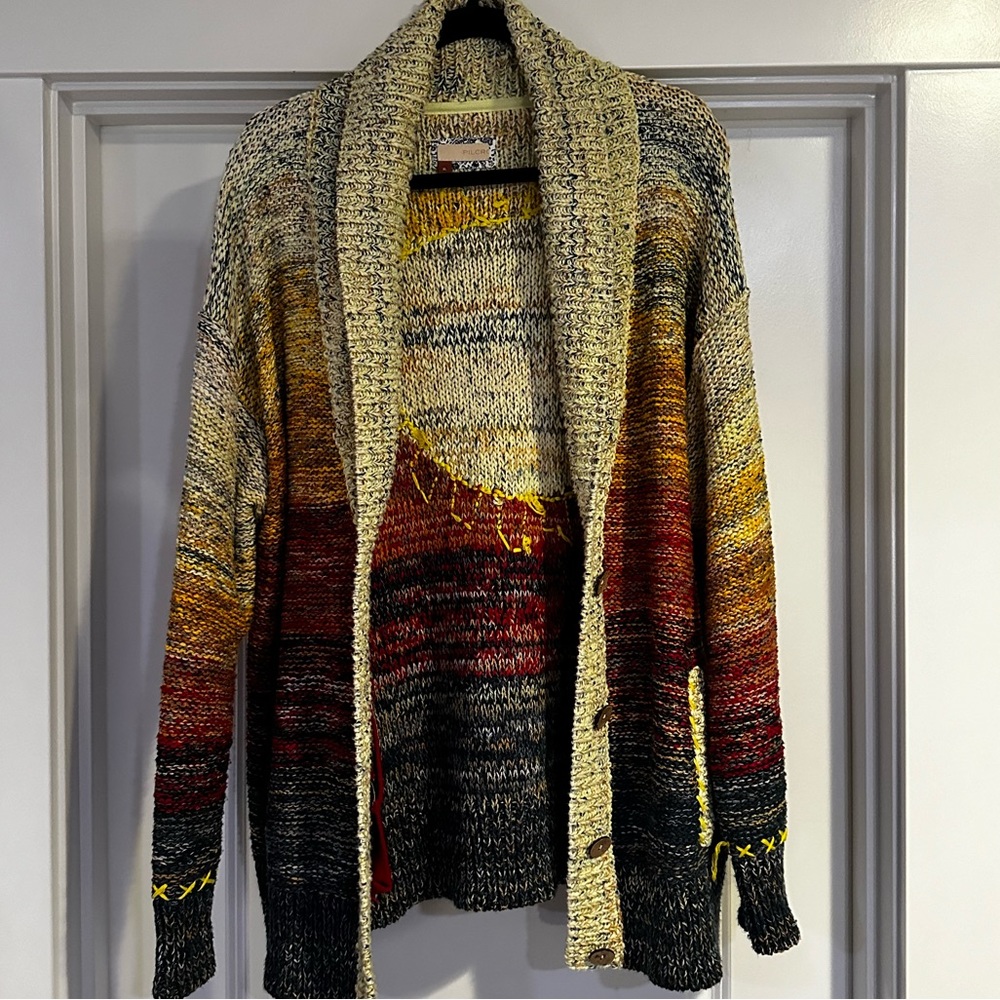 Pilcro Sunset ombré sweater.